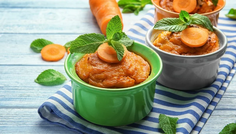 Verrines de carottes au chorizo