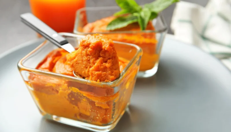 Verrines de carottes au cumin