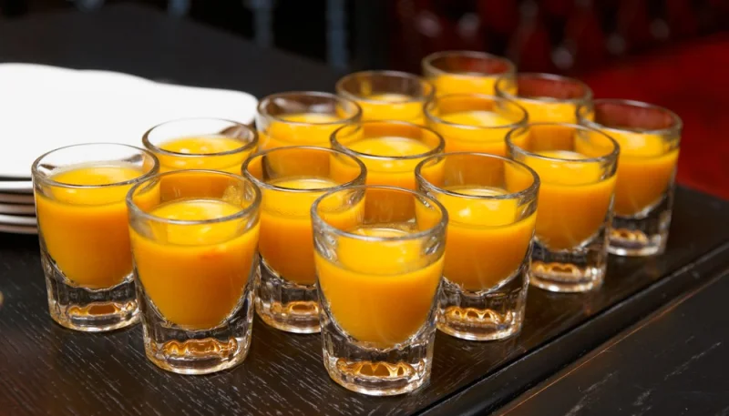 Verrines de carottes au St Môret