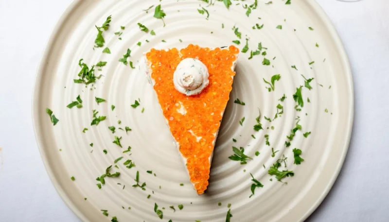 Cheese cake salé au saumon