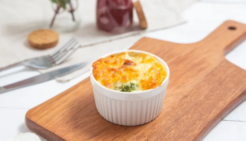 Flan de brocolis pour bébé