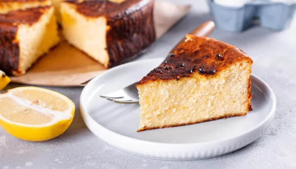 Gâteau au fromage blanc et citron