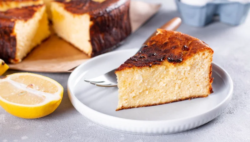 Gâteau au fromage blanc et citron