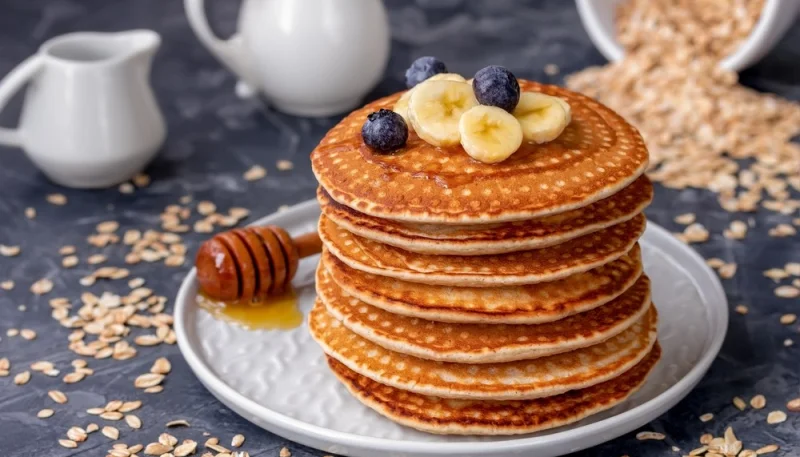 Pancakes aux flocons d'avoine