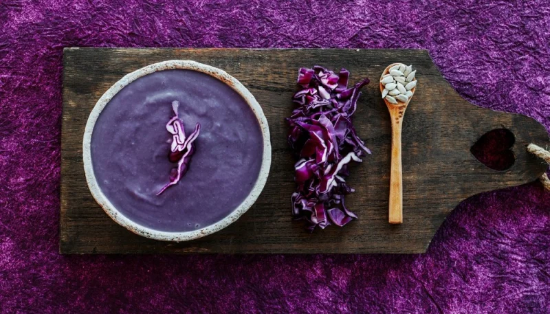 Purée de chou rouge pour bébé