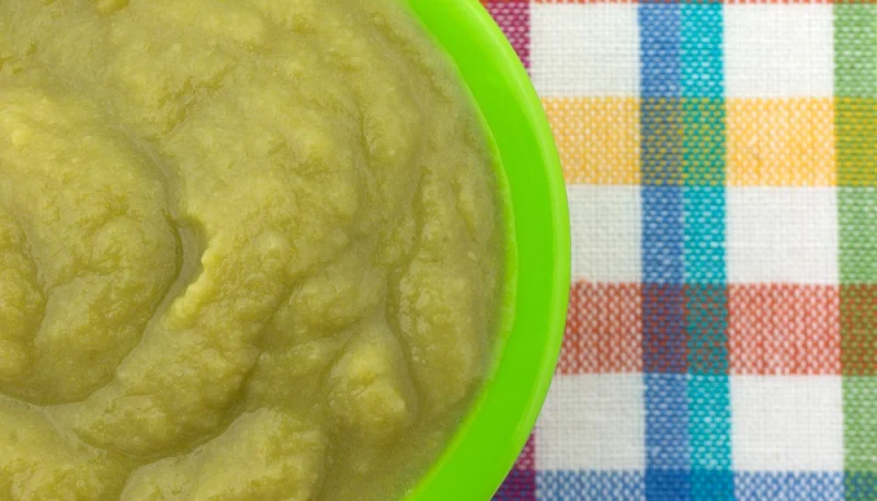 Purée de chou vert pour bébé