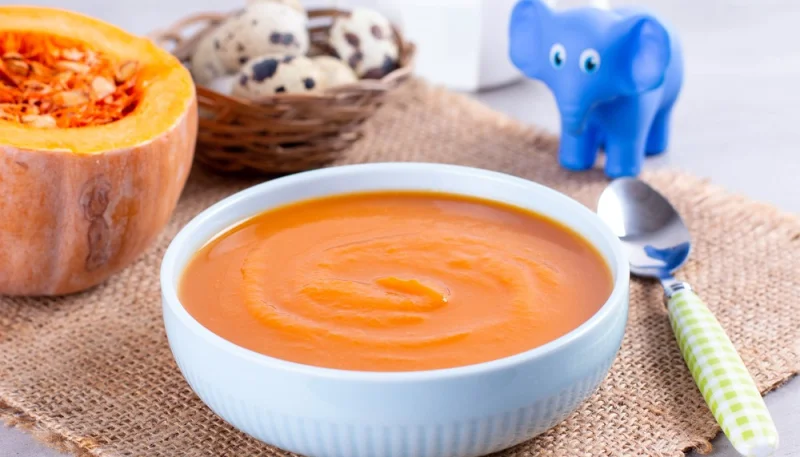 Soupe de potiron pour bébé