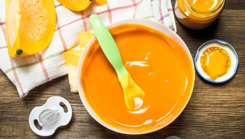 Velouté de courge pour bébé