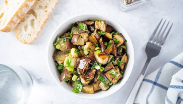 Aubergine confite