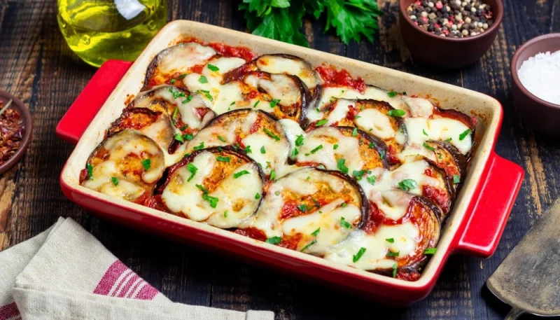 Aubergine parmesane