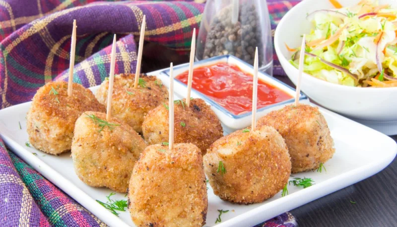 Croquettes de crevettes grises