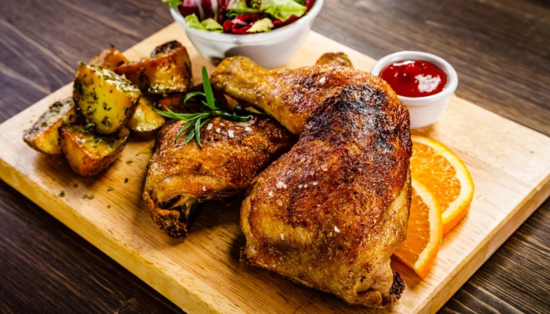 Cuisses de poulet au paprika et origan