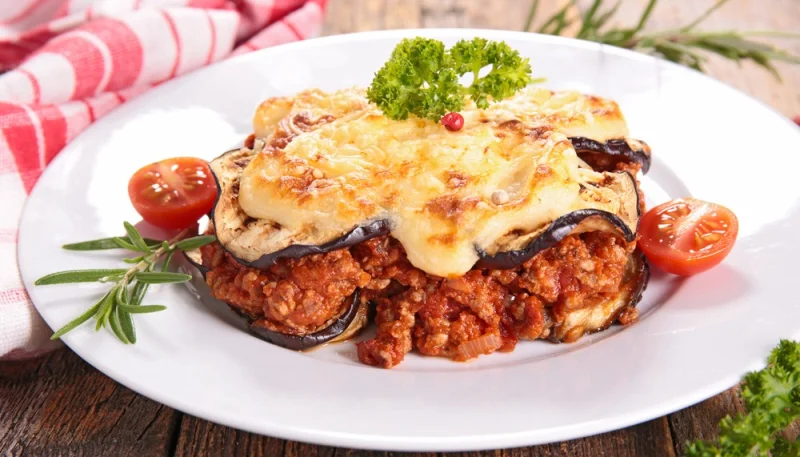 Moussaka aubergine