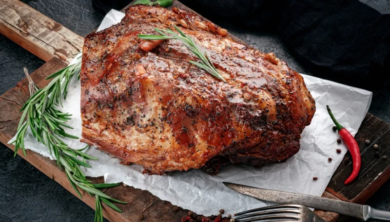 Palette de porc fumé