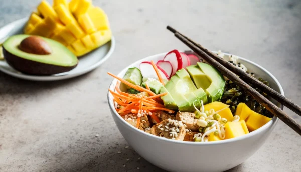 Poké bowl végétarien