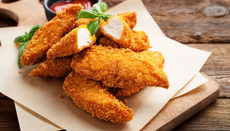 Poulet pané au Air fryer