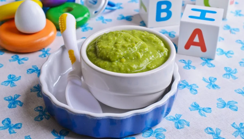 Purée de fève pour bébé