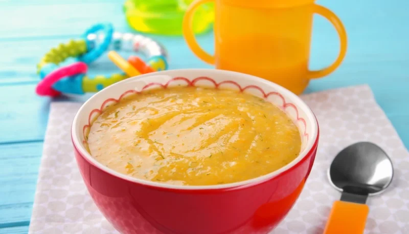 Purée de légumes pour bébé