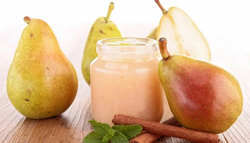 Compote de poire pour bébé