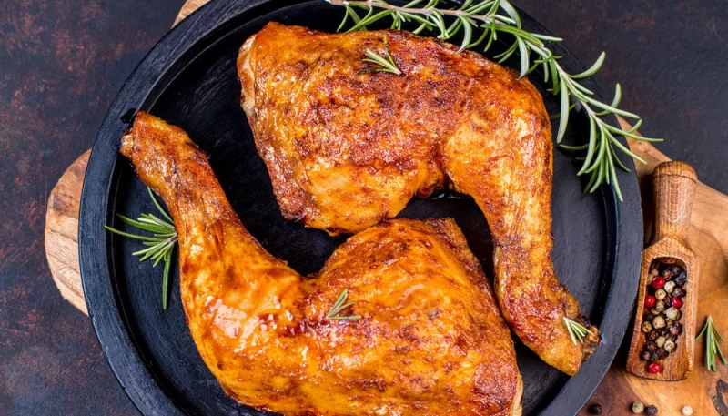 Cuisse de poulet au Air fryer