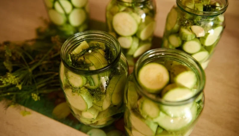 Pickles de courgettes