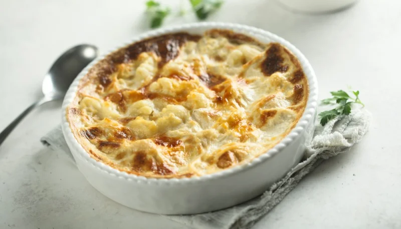 Tarte au chou-fleur et jambon