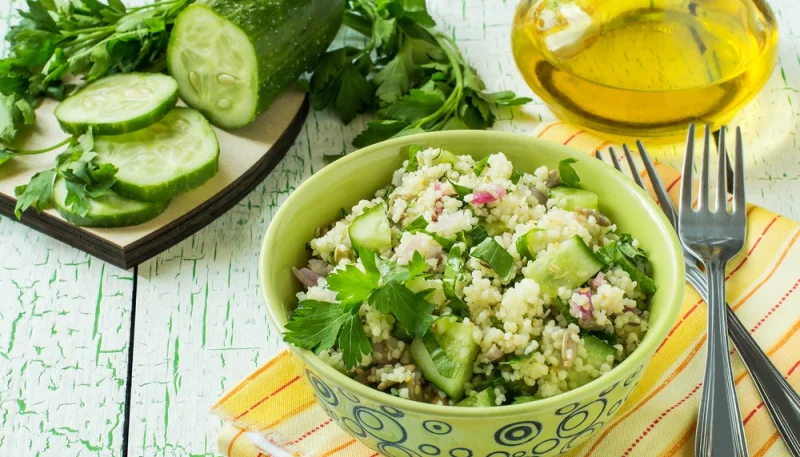 Couscous vert au paprika