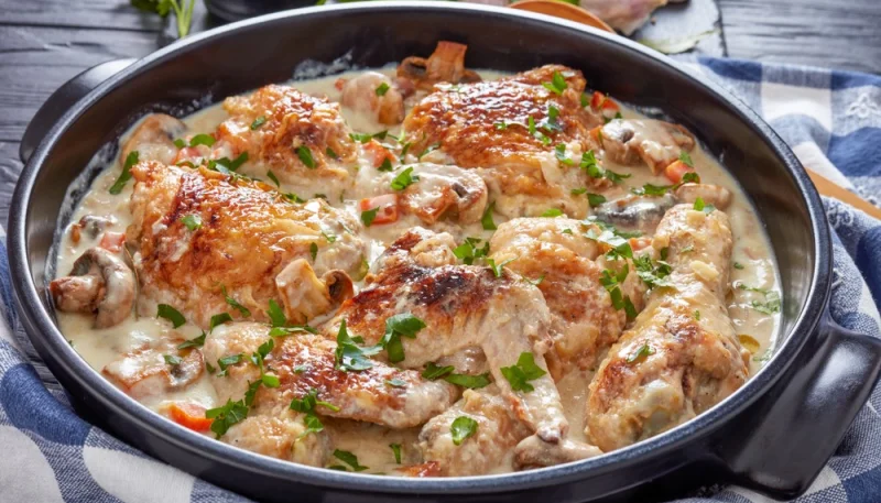 Fricassée de poulet