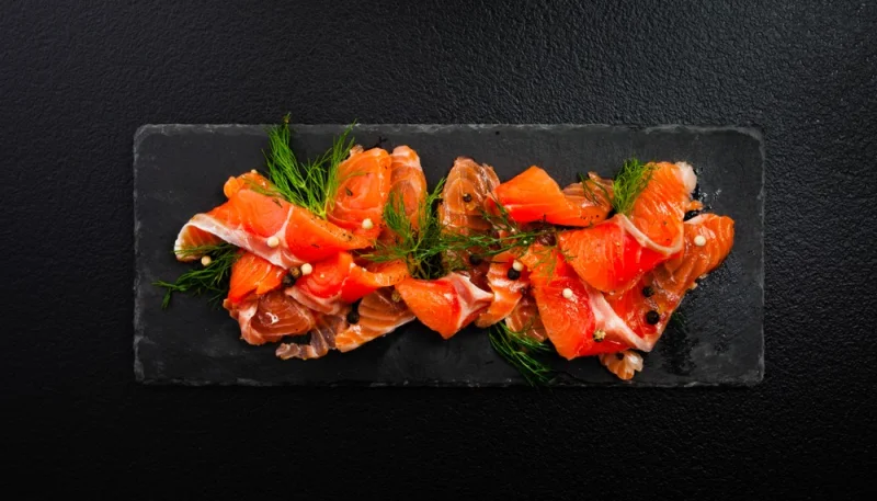 Gravlax de truite