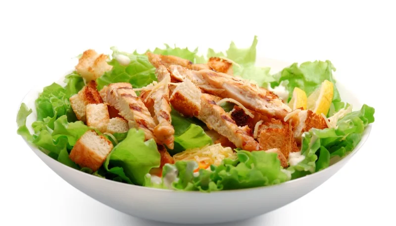 Salade de poulet à la mimolette