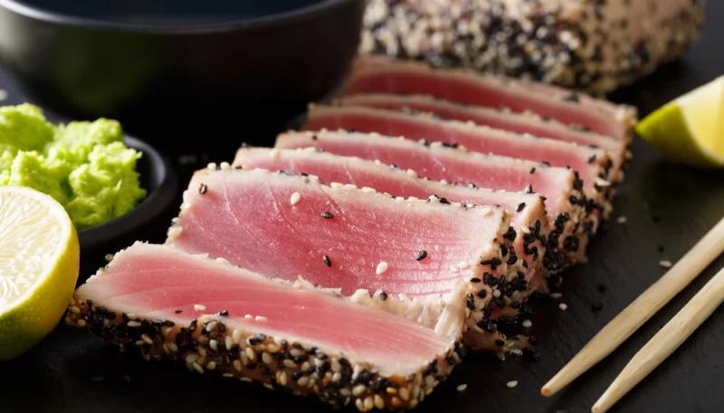 Tataki de thon rouge