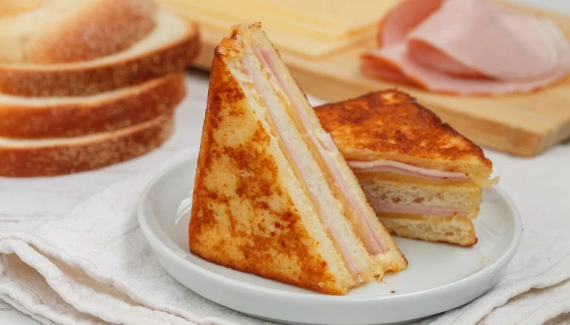 Croque-monsieur à la mimolette