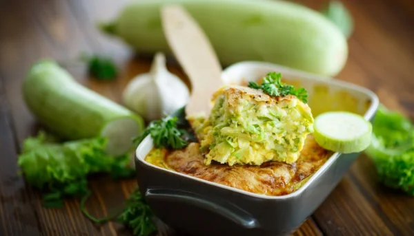 Gratin de courgettes light