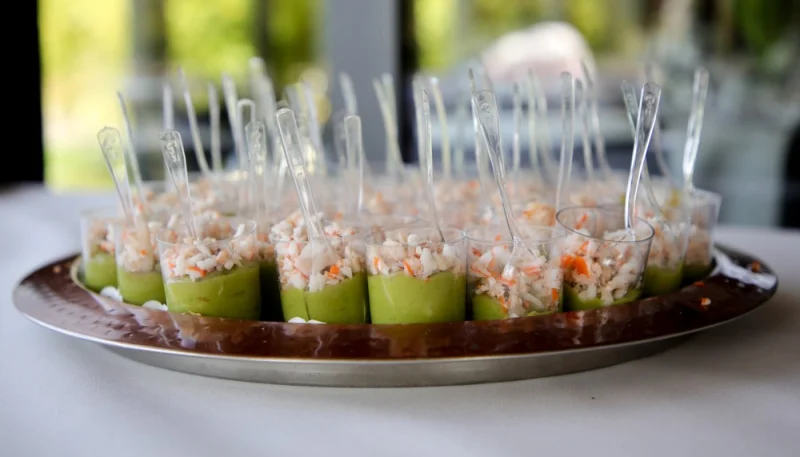 Verrine avocat surimi