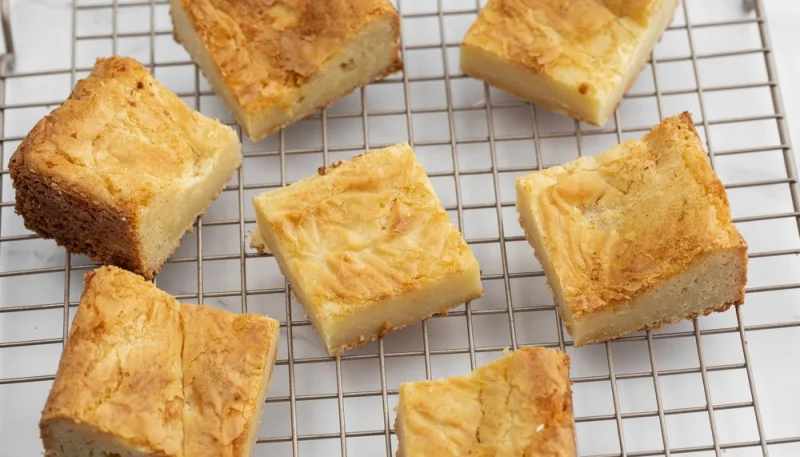 Brownie chocolat blanc