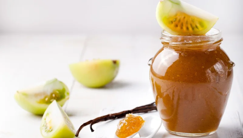 Confiture de tomate verte