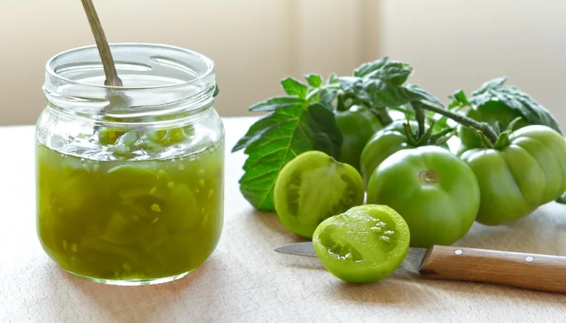Confiture de tomates vertes au Thermomix