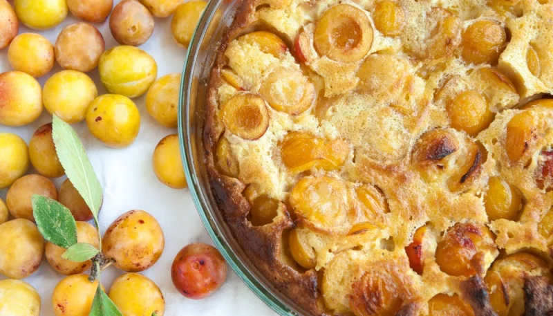 Gâteau léger aux mirabelles