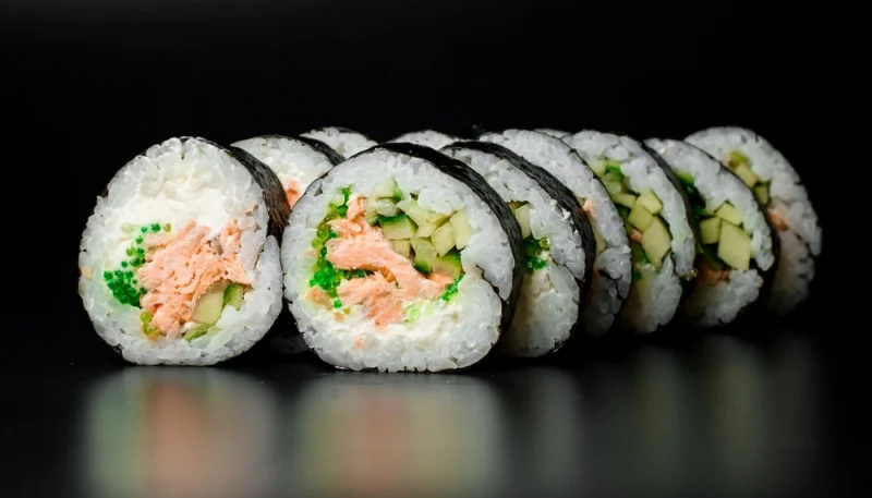 Maki thon et concombre