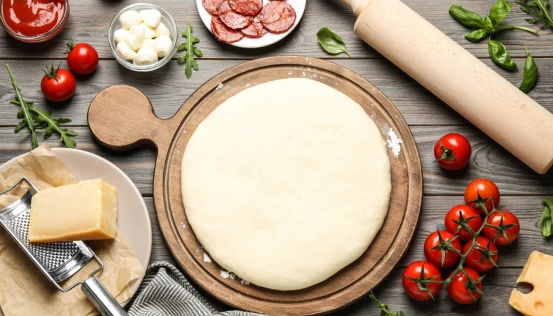 Pâte à pizza rapide