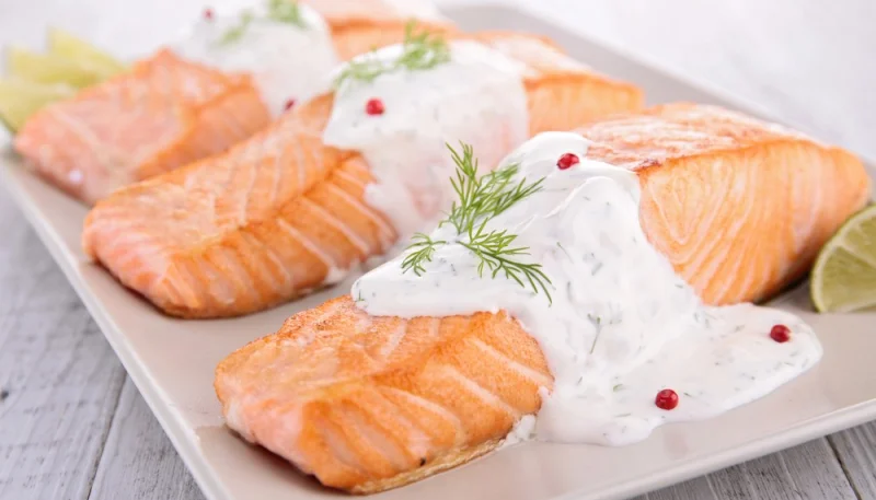 Pavé de saumon au micro-ondes