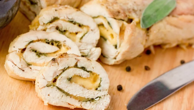 Roulés de dinde à la mimolette