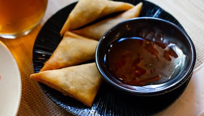 Samoussa poulet curry