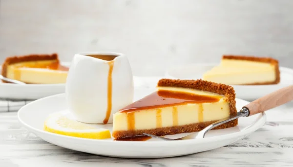 Cheesecake au caramel