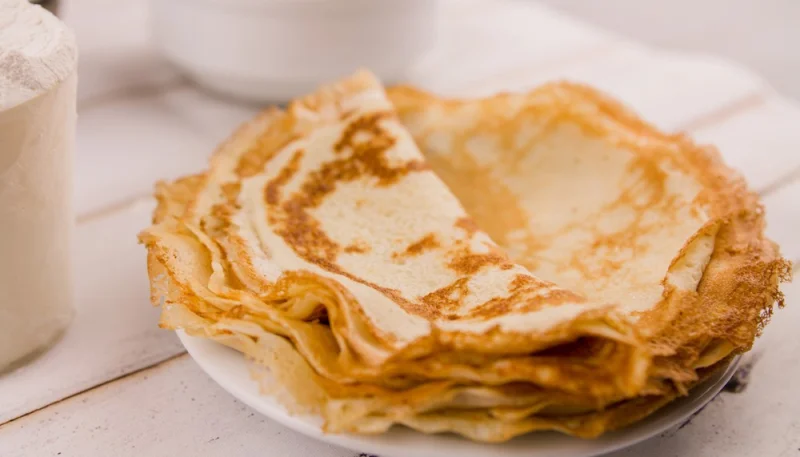 Crêpes à la farine de châtaigne