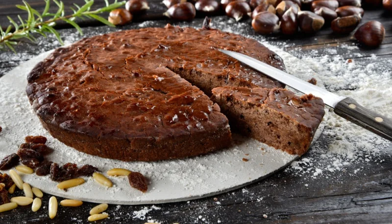 Gâteau à la farine de châtaigne