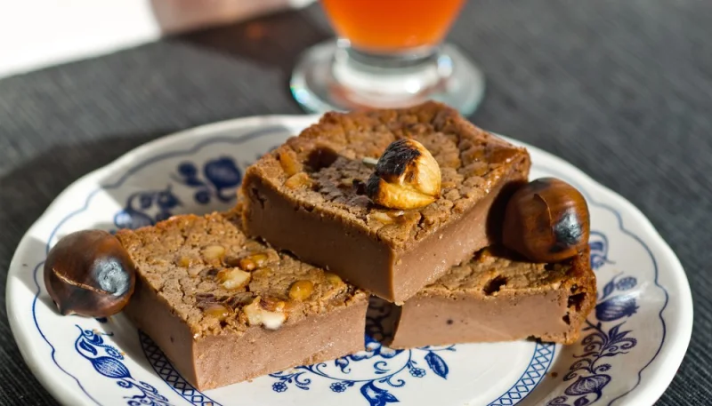 Gâteau aux châtaignes sans cuisson