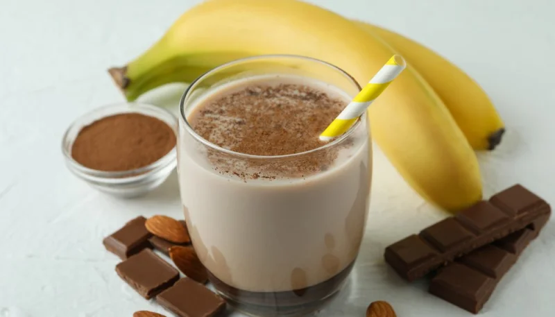Milkshake banane chocolat