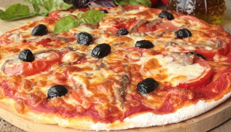 Pizza aux anchois