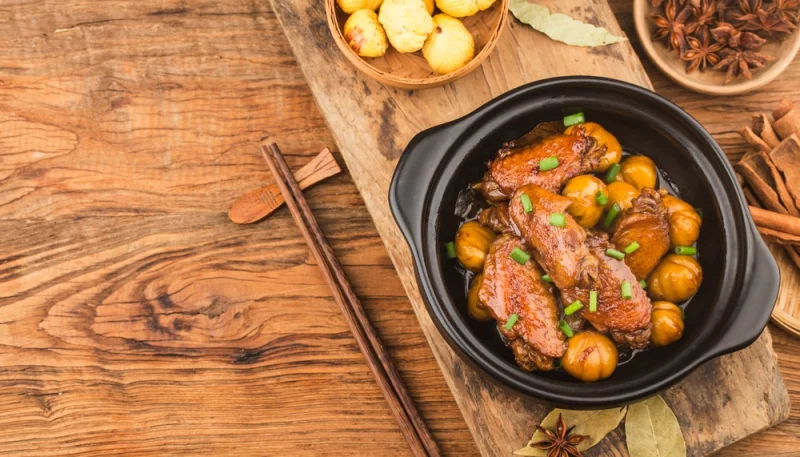 Poulet aux châtaignes